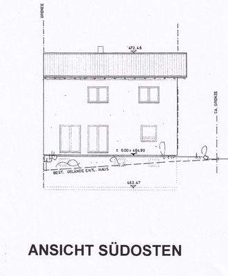 Hausansicht von Süden