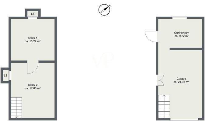 Garagenkeller + Garage