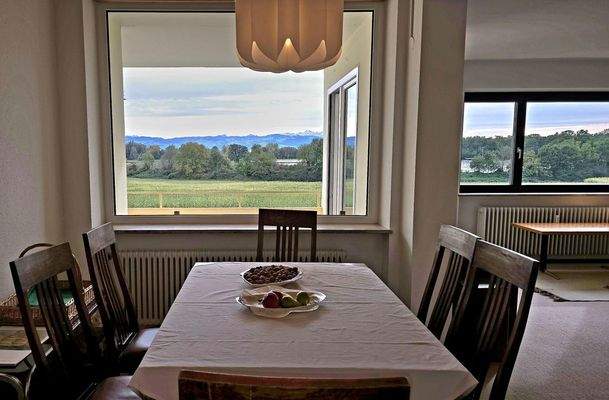 Essbereich mit Panaromafenster