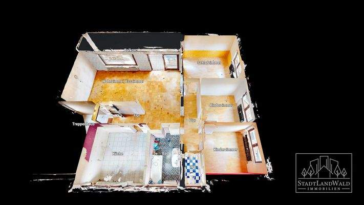 OG 2 Schematischer Grundriss 3D