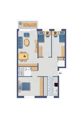 Beispiel 4-Zimmer Wohnung