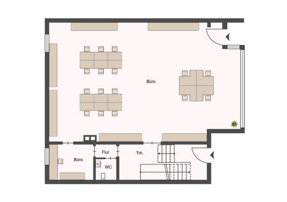 Ladenfläche Gewerbefläche Nr. 8 EG - Haus 6