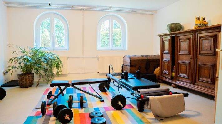 Fitnessraum im Souterrain