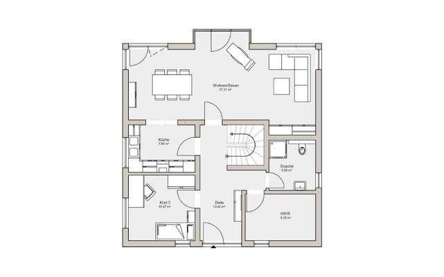 Grundriss Erdgeschoss