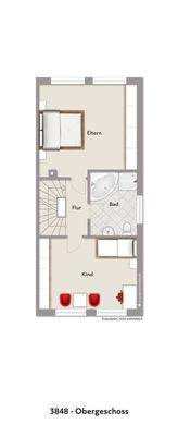 Grundriss OG visualisiert 3848