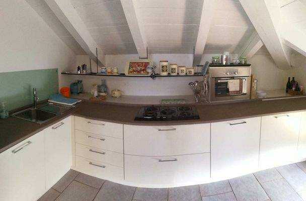 Penthouse in Gardone Riviera mit Blick auf den Gardasee