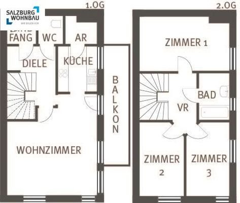 Wohnungsplan Top 5