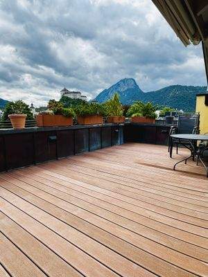 Sonnenterrasse mit Festungs-/Pendlingblick