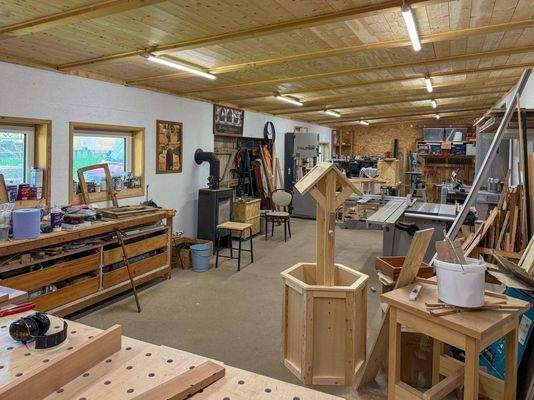 Garage und Werkstatt