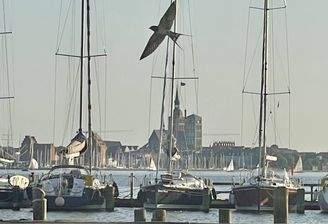 Hafen Altefähr-Blick auf Stralsund