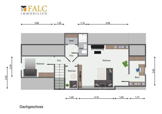 Grundriss Dachgeschoss