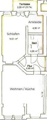 Grundriss EG Wohnung