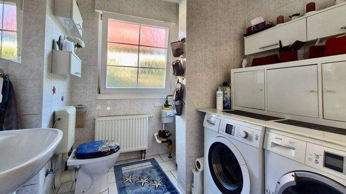 Duschbad im Erdgeschoss