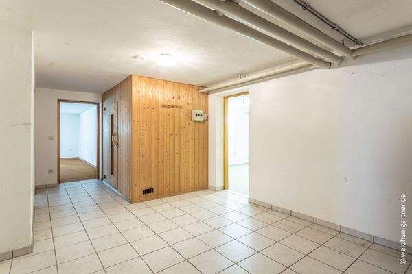 Flur - derzeit mit Sauna