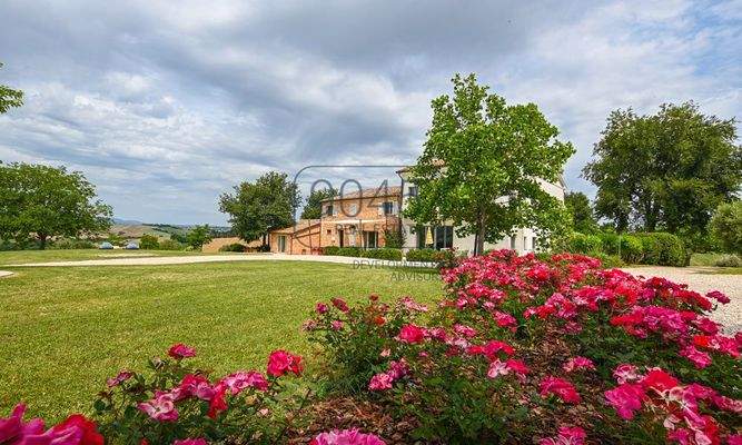 Charmantes Landhaus mit 4 Apartments und Panoramablick in Belvedere Ostrense – Marken