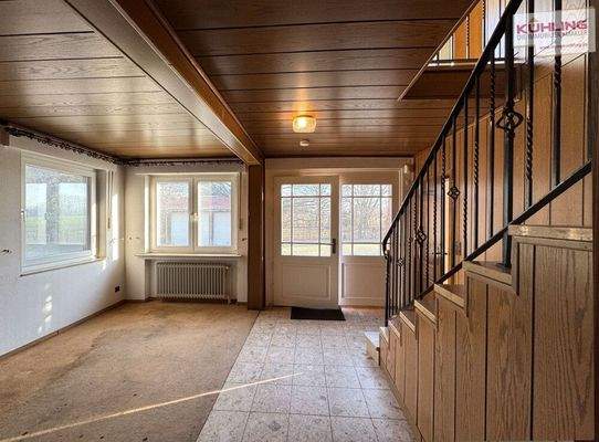 Treppenaufgang ins Obergeschoss