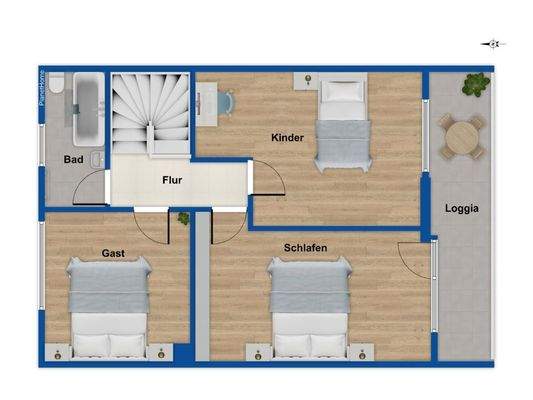 Grundriss - Obergeschoss