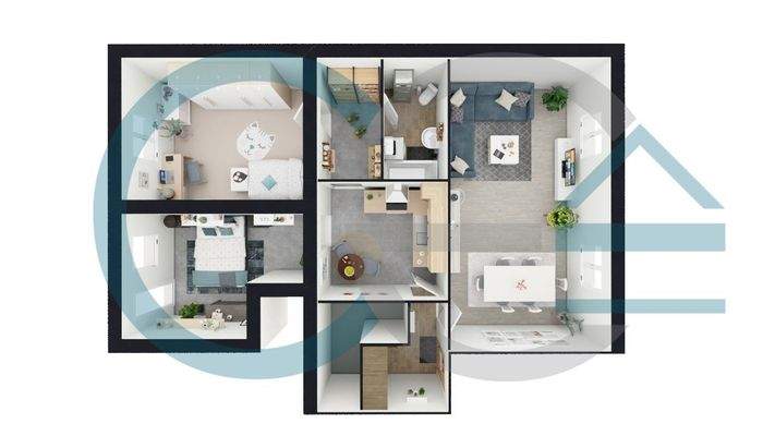 3D Grundriss_Glasstr. 17 EG rechts