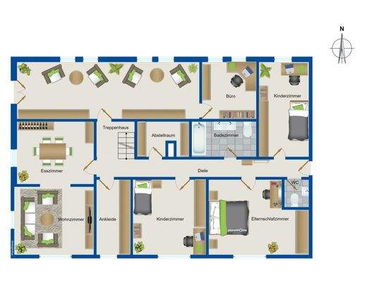 Grundriss - 1. Obergeschoss