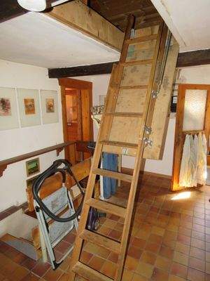 Zugang zum ausgebauten Spitzboden
