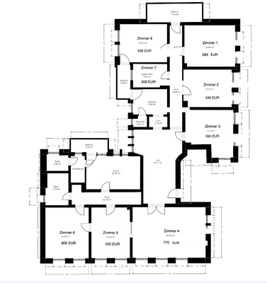 Grundriss und Preise