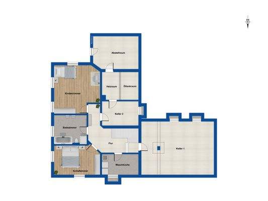 Grundriss Untergeschoss