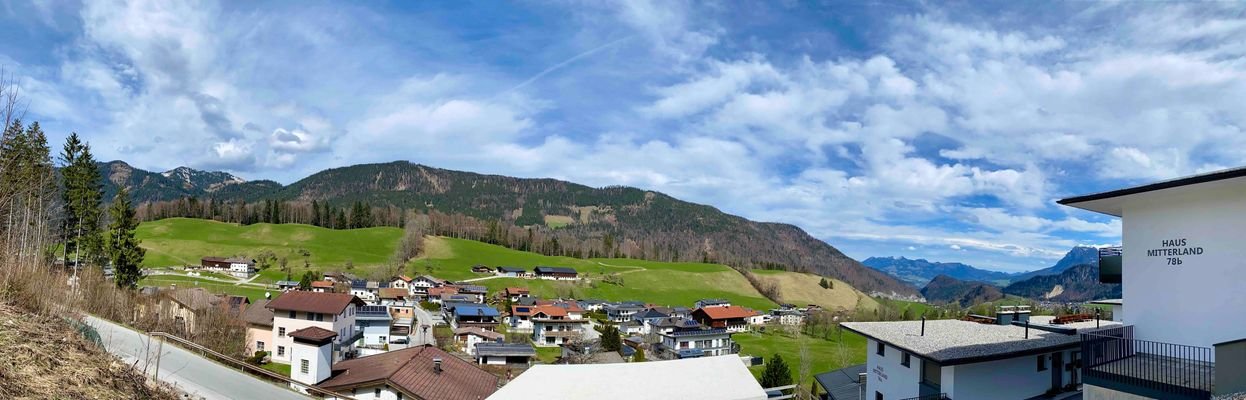 Panoramablick vom Bauplatz