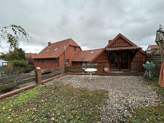 Terrasse vorm Gartenzimmer