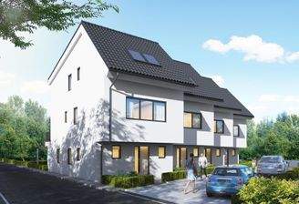 Ansicht 1 Reihenhäuser