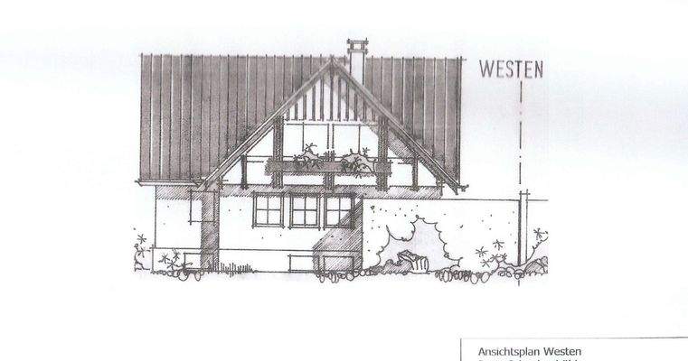 Baukörper Ansicht Westen