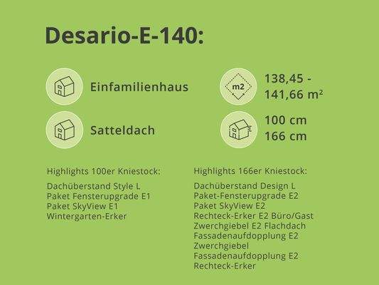 DESARIO-E-140 Hausmaße