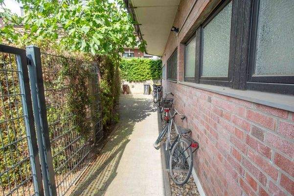 abgeschlossener Außenbereich 