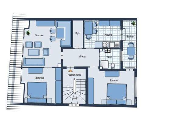 Grundriss Dachgeschoss