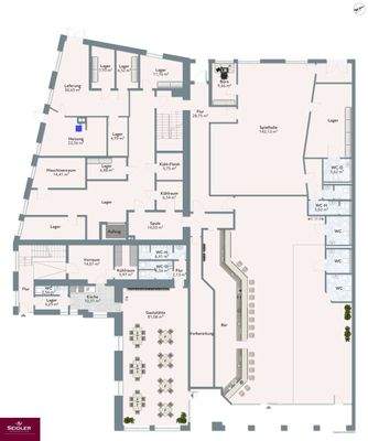 Illustrierter Grundriss EG