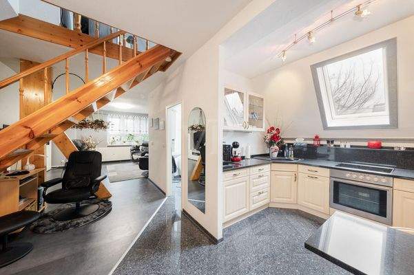 DG offener Bereich Flur - Küche - Essplatz