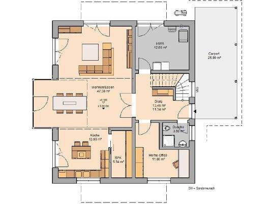 Grundriss Erdgeschoss