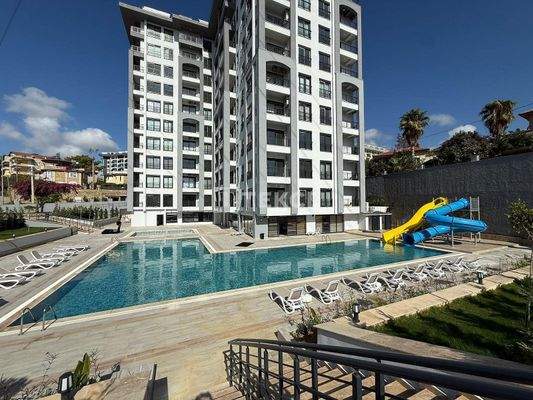 Properties in a Complex with Water Park in Avsallar Alanya