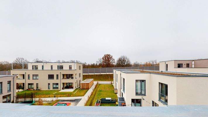 Ausblick von der Dachterrasse