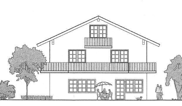 Variante 2 - Südansicht