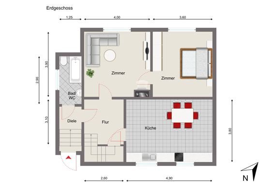 Grundriss Erdgeschoss