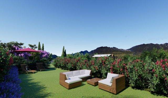 Neubau-Reihenhaus mit schöner Aussicht zum Verkauf in Fornalutx, Mallorca 