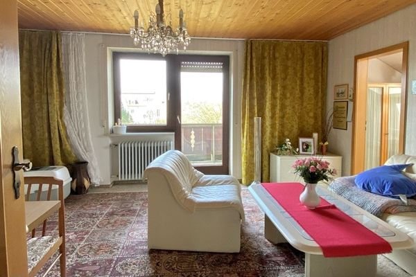 Zimmer mit Balkon im DG