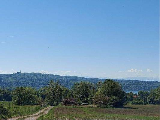 Blick auf Herrsching und den Ammersee