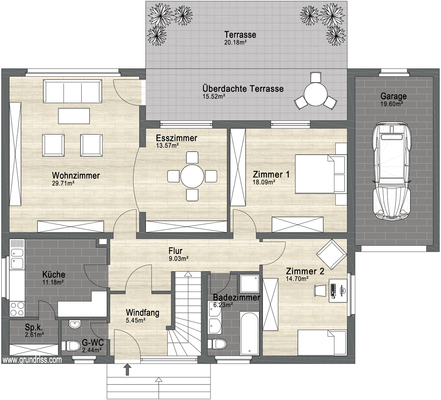 Grundriss Erdgeschoss