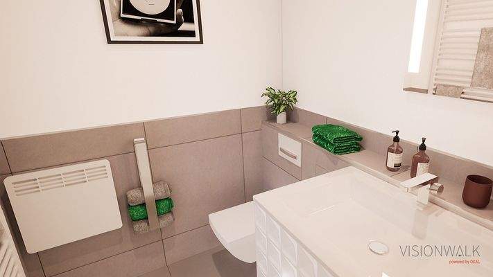 Visualisierung Gäste-WC