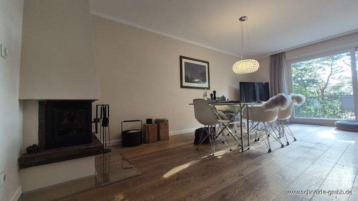 Kamin am Essbereich (Erdgeschoss)