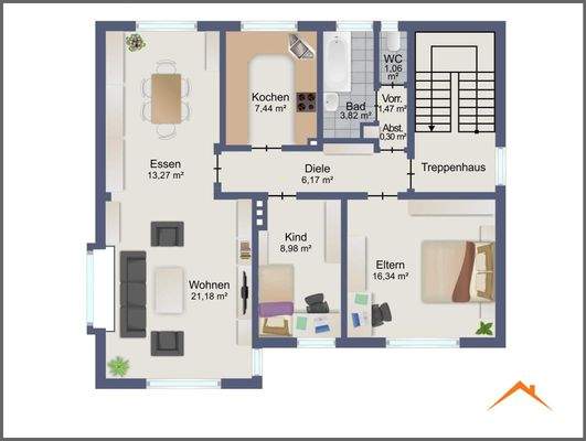 Grundriss Erdgeschoss