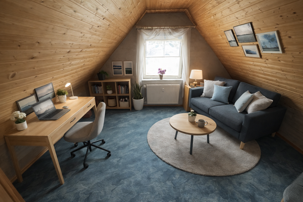 Dachgeschoss nachgestellt