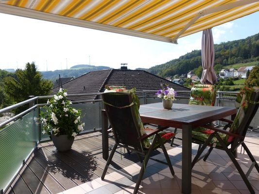 Terrasse mit freiem Blick