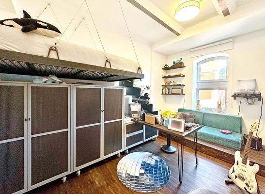 Kinderzimmer mit sensationeller Bettkonstruktion